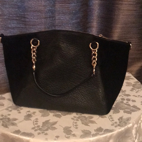 COACH IMBLK leather and suede bag - Picture 2 of 5